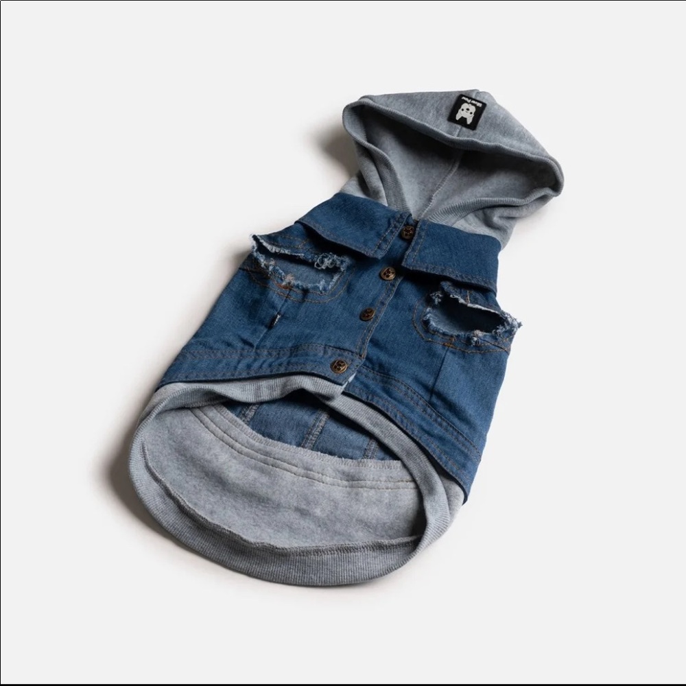 Tyson Denim Jean Jacket for Dog - Picture 3 of 10